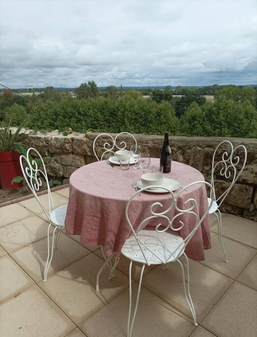 Gite Des Perreyeurs - Maison Troglodyte Avec Vue Sur Loire Montsoreau Εξωτερικό φωτογραφία