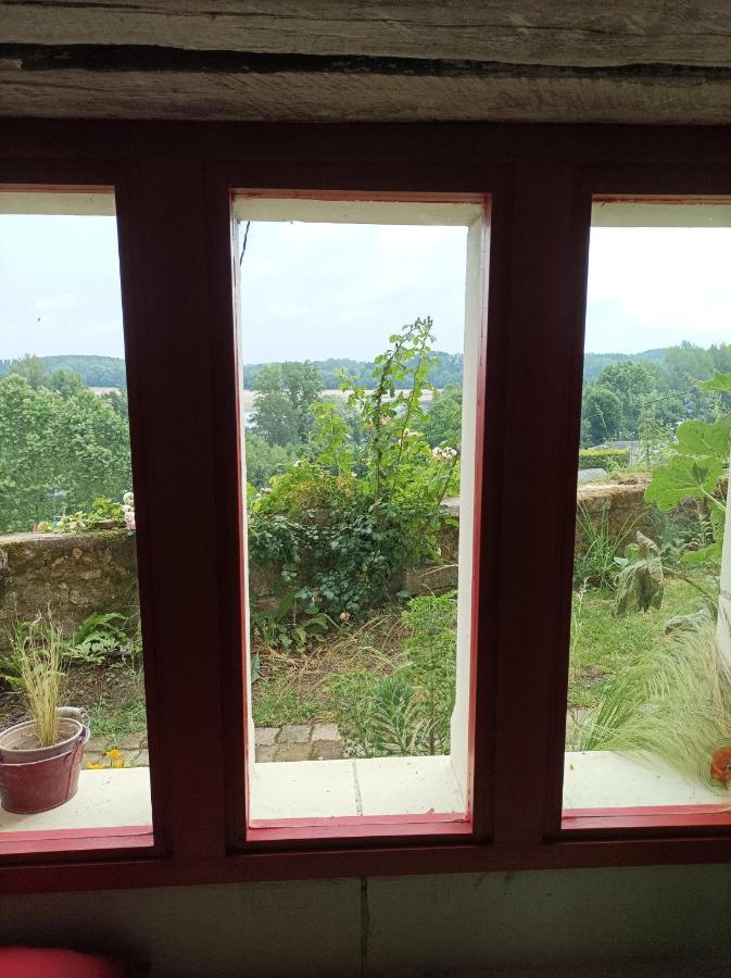 Gite Des Perreyeurs - Maison Troglodyte Avec Vue Sur Loire Montsoreau Εξωτερικό φωτογραφία
